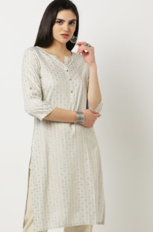Printed Straight Kurta