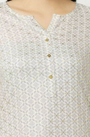 Printed Straight Kurta - Image 5